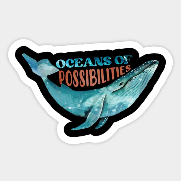 librarian oceans summer reading 2022 Sticker by Babyborn